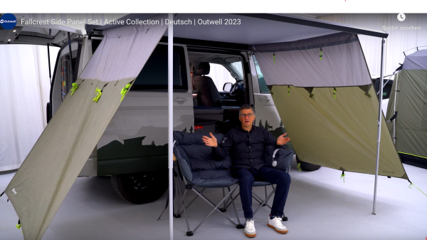 Outwell Seitenplanen montiert